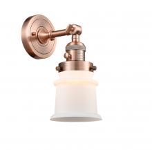 Innovations Lighting 203SW-AC-G181S-LED - Canton - 1 Light - 5 inch - Antique Copper - Adjustable Sconce