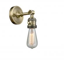 Innovations Lighting 203SWNH-AB - Bare Bulb Sconce With Switch