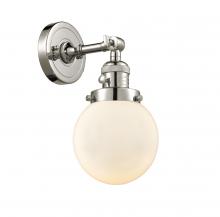 Innovations Lighting 203SW-PN-G201-6 - Beacon - 1 Light - 6 inch - Polished Nickel - Adjustable Sconce