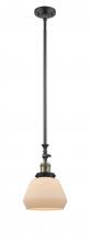 Innovations Lighting 206-BAB-G171 - Fulton - 1 Light - 7 inch - Black Antique Brass - Stem Hung - Adjustable Mini Pendant