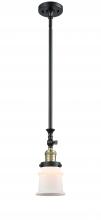 Innovations Lighting 206-BAB-G181S - Canton - 1 Light - 5 inch - Black Antique Brass - Stem Hung - Adjustable Mini Pendant