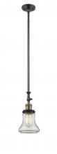 Innovations Lighting 206-BAB-G192 - Bellmont - 1 Light - 6 inch - Black Antique Brass - Stem Hung - Adjustable Mini Pendant
