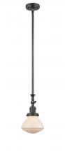 Innovations Lighting 206-OB-G321 - Olean - 1 Light - 7 inch - Oil Rubbed Bronze - Stem Hung - Adjustable Mini Pendant