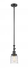 Innovations Lighting 206-OB-G513 - Bell - 1 Light - 5 inch - Oil Rubbed Bronze - Stem Hung - Adjustable Mini Pendant