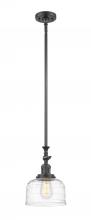 Innovations Lighting 206-OB-G713 - Bell - 1 Light - 8 inch - Oil Rubbed Bronze - Stem Hung - Adjustable Mini Pendant