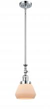 Innovations Lighting 206-PC-G171 - Fulton - 1 Light - 7 inch - Polished Chrome - Stem Hung - Adjustable Mini Pendant