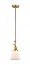 Innovations Lighting 206-SG-G61 - Cone - 1 Light - 6 inch - Satin Gold - Stem Hung - Adjustable Mini Pendant