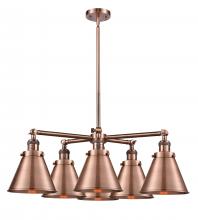 Innovations Lighting 207-6CR-AC-M13-AC-LED - Appalachian 6 Light Chandelier