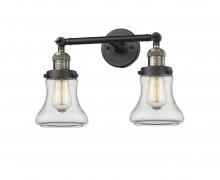 Innovations Lighting 208-BAB-G192 - Bellmont - 2 Light - 17 inch - Black Antique Brass - Adjustable Bath Vanity Light