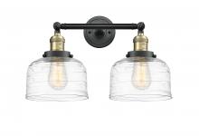 Innovations Lighting 208-BAB-G713 - Bell - 2 Light - 19 inch - Black Antique Brass - Adjustable Bath Vanity Light