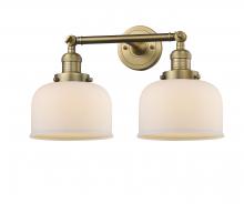 Innovations Lighting 208-BB-G71 - Bell - 2 Light - 19 inch - Brushed Brass - Adjustable Bath Vanity Light