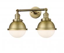 Innovations Lighting 208-BB-HFS-61-BB - Hampden - 2 Light - 18 inch - Brushed Brass - Adjustable Bath Vanity Light