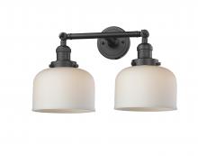 Innovations Lighting 208-OB-G71 - Bell - 2 Light - 19 inch - Oil Rubbed Bronze - Adjustable Bath Vanity Light