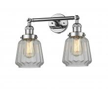Innovations Lighting 208-PC-G142 - Chatham - 2 Light - 16 inch - Polished Chrome - Adjustable Bath Vanity Light