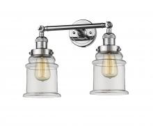 Innovations Lighting 208-PC-G182 - Canton - 2 Light - 17 inch - Polished Chrome - Adjustable Bath Vanity Light