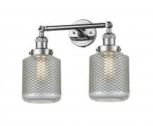 Innovations Lighting 208-PC-G262 - Stanton - 2 Light - 16 inch - Polished Chrome - Adjustable Bath Vanity Light