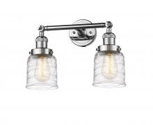 Innovations Lighting 208-PC-G513 - Bell - 2 Light - 16 inch - Polished Chrome - Adjustable Bath Vanity Light