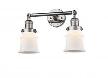Innovations Lighting 208-PN-G181S - Canton - 2 Light - 17 inch - Polished Nickel - Adjustable Bath Vanity Light