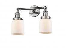 Innovations Lighting 208-PN-G51 - Bell - 2 Light - 16 inch - Polished Nickel - Adjustable Bath Vanity Light