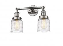 Innovations Lighting 208-PN-G513 - Bell - 2 Light - 16 inch - Polished Nickel - Adjustable Bath Vanity Light