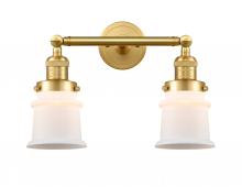 Innovations Lighting 208-SG-G181S - Canton - 2 Light - 17 inch - Satin Gold - Adjustable Bath Vanity Light