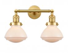 Innovations Lighting 208-SG-G321 - Olean - 2 Light - 17 inch - Satin Gold - Adjustable Bath Vanity Light