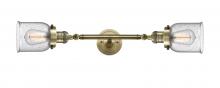Innovations Lighting 208L-AB-G54 - Bell - 2 Light - 5 inch - Antique Brass - Adjustable Bath Vanity Light