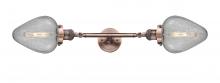 Innovations Lighting 208L-AC-G165 - Geneseo - 2 Light - 7 inch - Antique Copper - Adjustable Bath Vanity Light