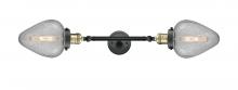Innovations Lighting 208L-BAB-G165 - Geneseo - 2 Light - 7 inch - Black Antique Brass - Adjustable Bath Vanity Light