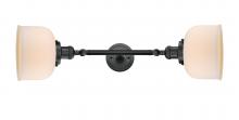 Innovations Lighting 208L-BK-G71 - Bell - 2 Light - 8 inch - Matte Black - Adjustable Bath Vanity Light