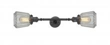 Innovations Lighting 208L-OB-G142 - Chatham - 2 Light - 7 inch - Oil Rubbed Bronze - Adjustable Bath Vanity Light