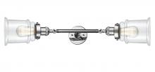 Innovations Lighting 208L-PC-G182 - Canton - 2 Light - 6 inch - Polished Chrome - Adjustable Bath Vanity Light