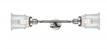 Innovations Lighting 208L-PN-G182 - Canton - 2 Light - 6 inch - Polished Nickel - Adjustable Bath Vanity Light