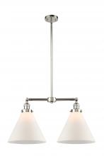 Innovations Lighting 209-PN-G41-L - Cone - 2 Light - 21 inch - Polished Nickel - Stem Hung - Adjustable Island Light