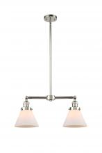 Innovations Lighting 209-PN-G41 - Cone - 2 Light - 21 inch - Polished Nickel - Stem Hung - Adjustable Island Light