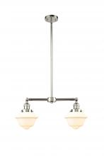 Innovations Lighting 209-PN-G531 - Oxford - 2 Light - 24 inch - Polished Nickel - Stem Hung - Adjustable Island Light