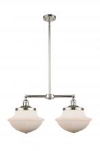 Innovations Lighting 209-PN-G541 - Oxford - 2 Light - 25 inch - Polished Nickel - Stem Hung - Adjustable Island Light