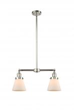 Innovations Lighting 209-PN-G61 - Cone - 2 Light - 21 inch - Polished Nickel - Stem Hung - Adjustable Island Light
