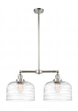 Innovations Lighting 209-PN-G713-L - Bell - 2 Light - 21 inch - Polished Nickel - Stem Hung - Adjustable Island Light