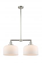 Innovations Lighting 209-PN-G71-L - Bell - 2 Light - 21 inch - Polished Nickel - Stem Hung - Adjustable Island Light