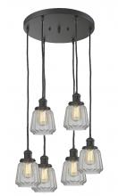 Innovations Lighting 212/6-OB-G142 - Chatham 6 Light Multi-Pendant