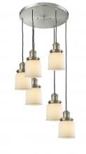 Innovations Lighting 212/6-SN-G51 - Small Bell 6 Light Multi-Pendant