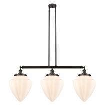 Innovations Lighting 213-OB-G661-12 - Bullet - 3 Light - 40 inch - Oil Rubbed Bronze - Stem Hung - Adjustable Island Light