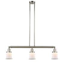 Innovations Lighting 213-PN-G181S - Canton - 3 Light - 39 inch - Polished Nickel - Stem Hung - Adjustable Island Light