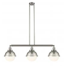 Innovations Lighting 213-SN-HFS-81-SN - Hampden - 3 Light - 42 inch - Brushed Satin Nickel - Stem Hung - Adjustable Island Light