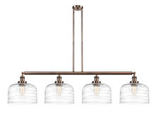 Innovations Lighting 214-AC-G713-L - Bell - 4 Light - 54 inch - Antique Copper - Stem Hung - Island Light