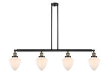 Innovations Lighting 214-BAB-G661-7 - Bullet - 4 Light - 50 inch - Black Antique Brass - Stem Hung - Adjustable Island Light