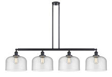 Innovations Lighting 214-BK-G74-L - Bell - 4 Light - 54 inch - Matte Black - Stem Hung - Island Light