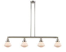 Innovations Lighting 214-PN-G321 - Olean - 4 Light - 51 inch - Polished Nickel - Stem Hung - Adjustable Island Light