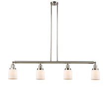 Innovations Lighting 214-PN-G51 - Bell - 4 Light - 50 inch - Polished Nickel - Stem Hung - Adjustable Island Light